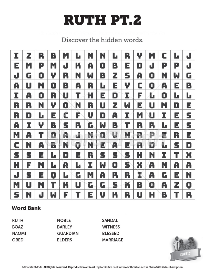 Ruth pt.2: Word Search
