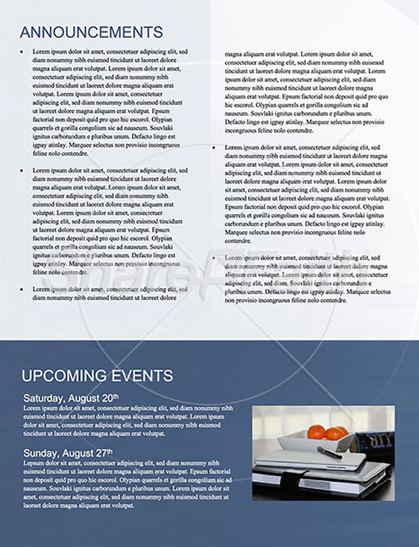 When Things Fall Apart: Newsletter