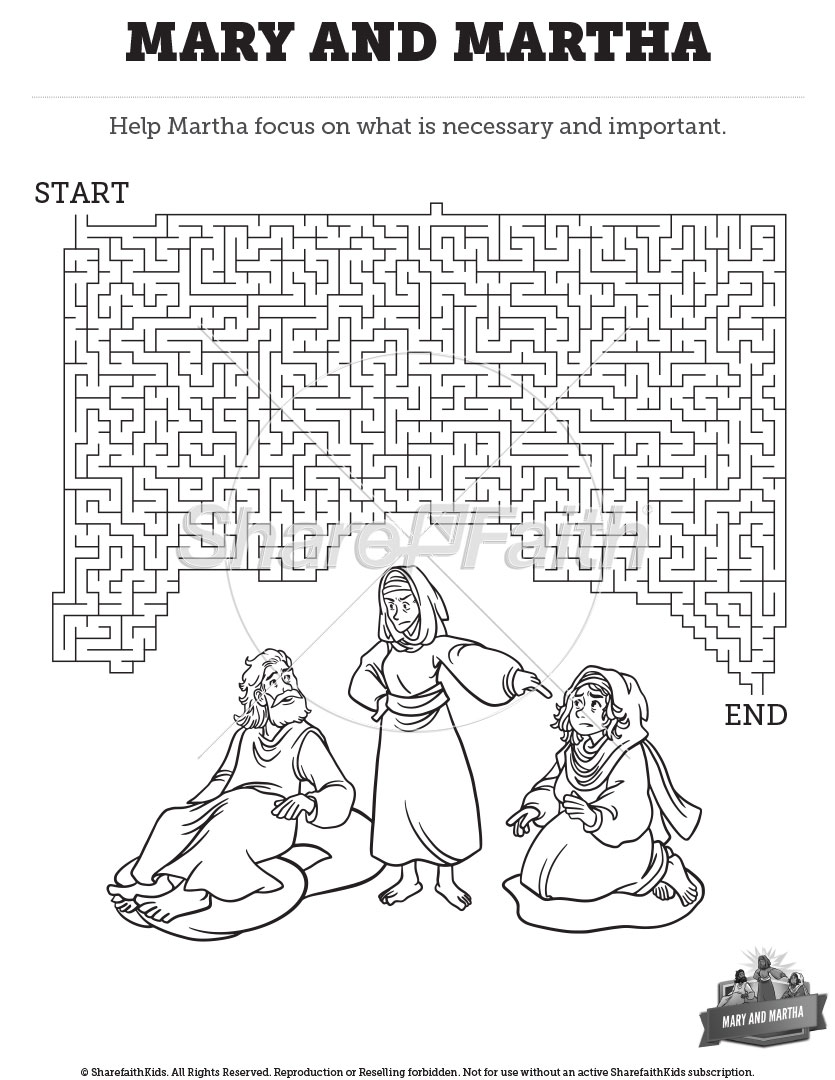 Mary and Martha: Maze