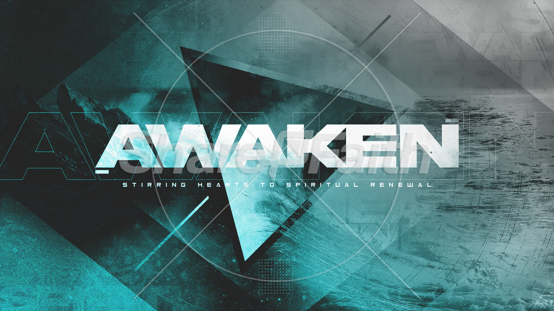 Awaken Triangle Ocean: Title Graphics