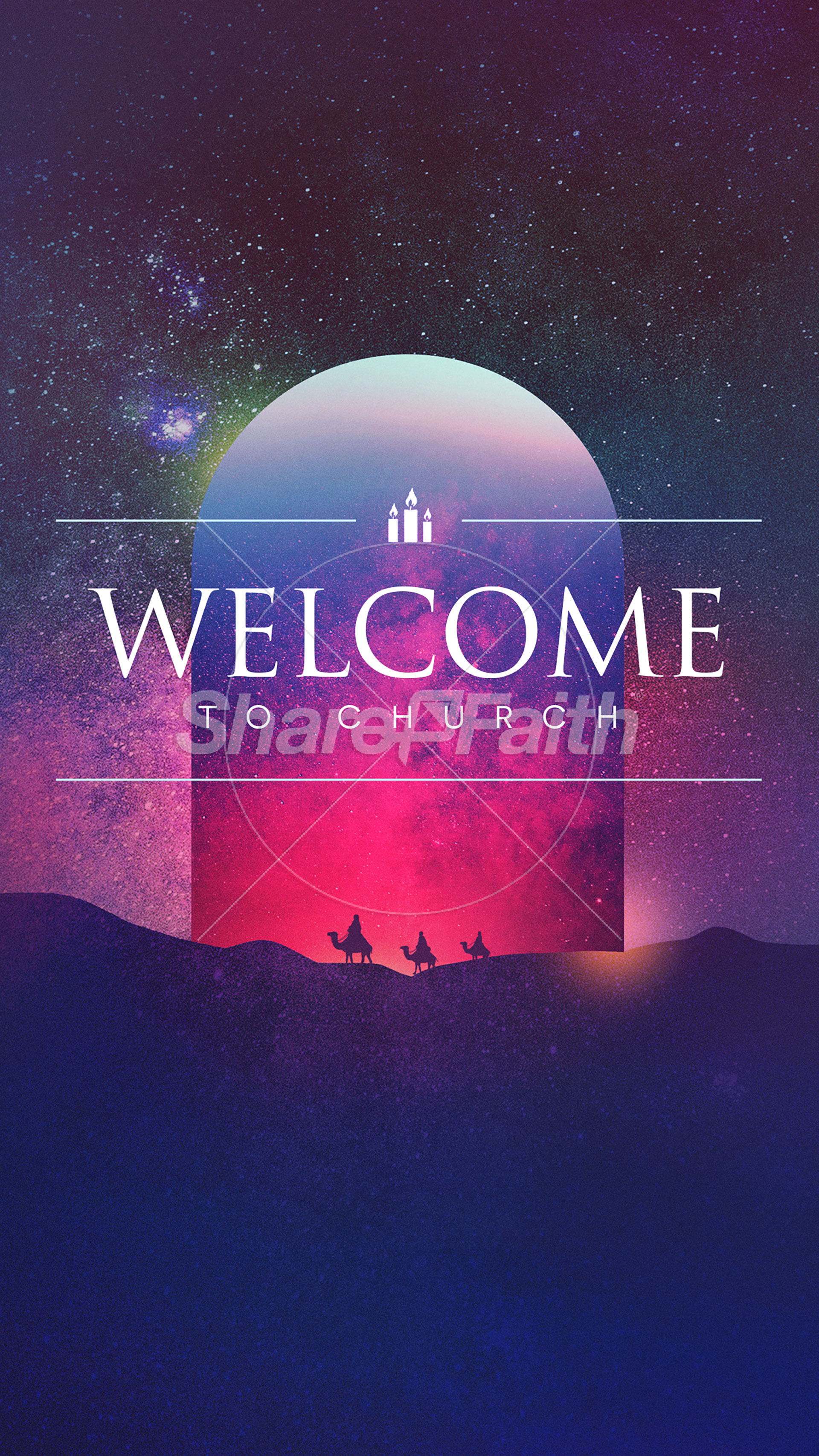Candlelight Service: Social Media Graphics