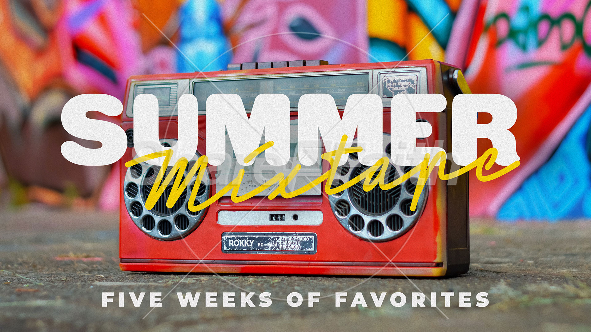 Summer Mix Tape: Title Graphics