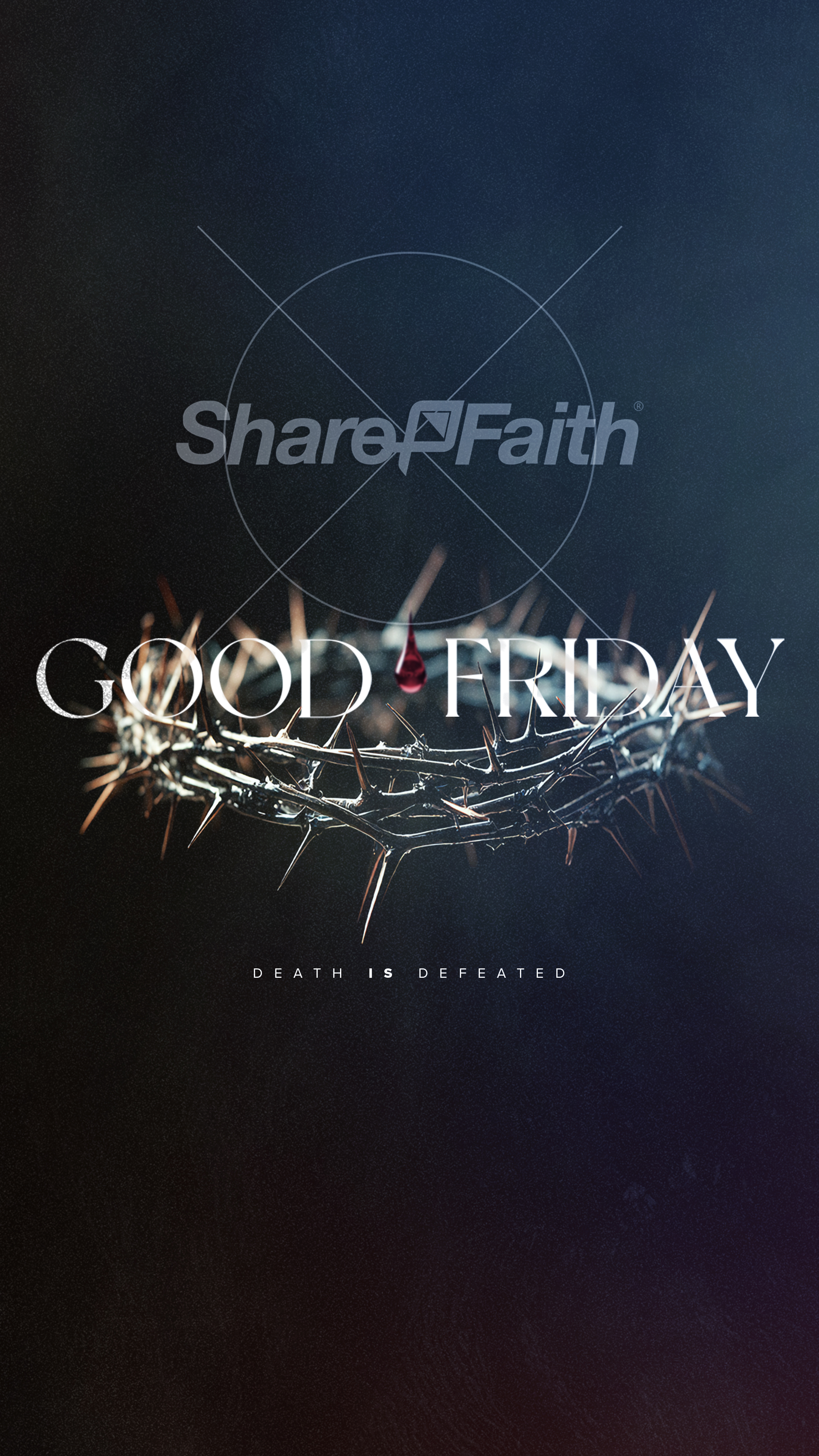 Good Friday – Blood Drop Moody Crown: Social Story
