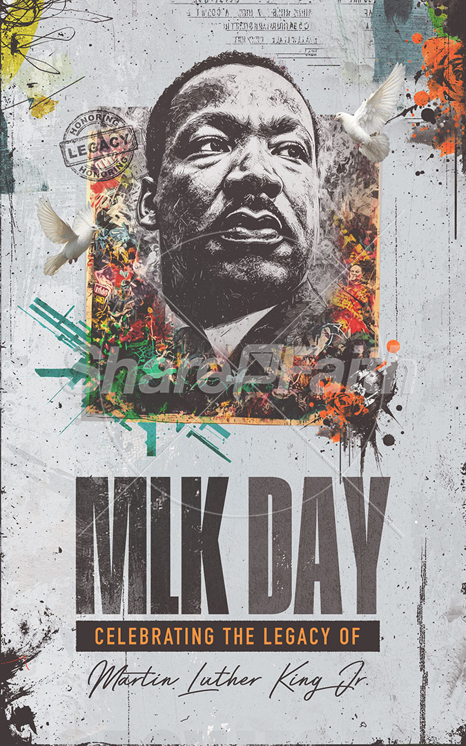 MLK Day: Bifold Bulletin Cover