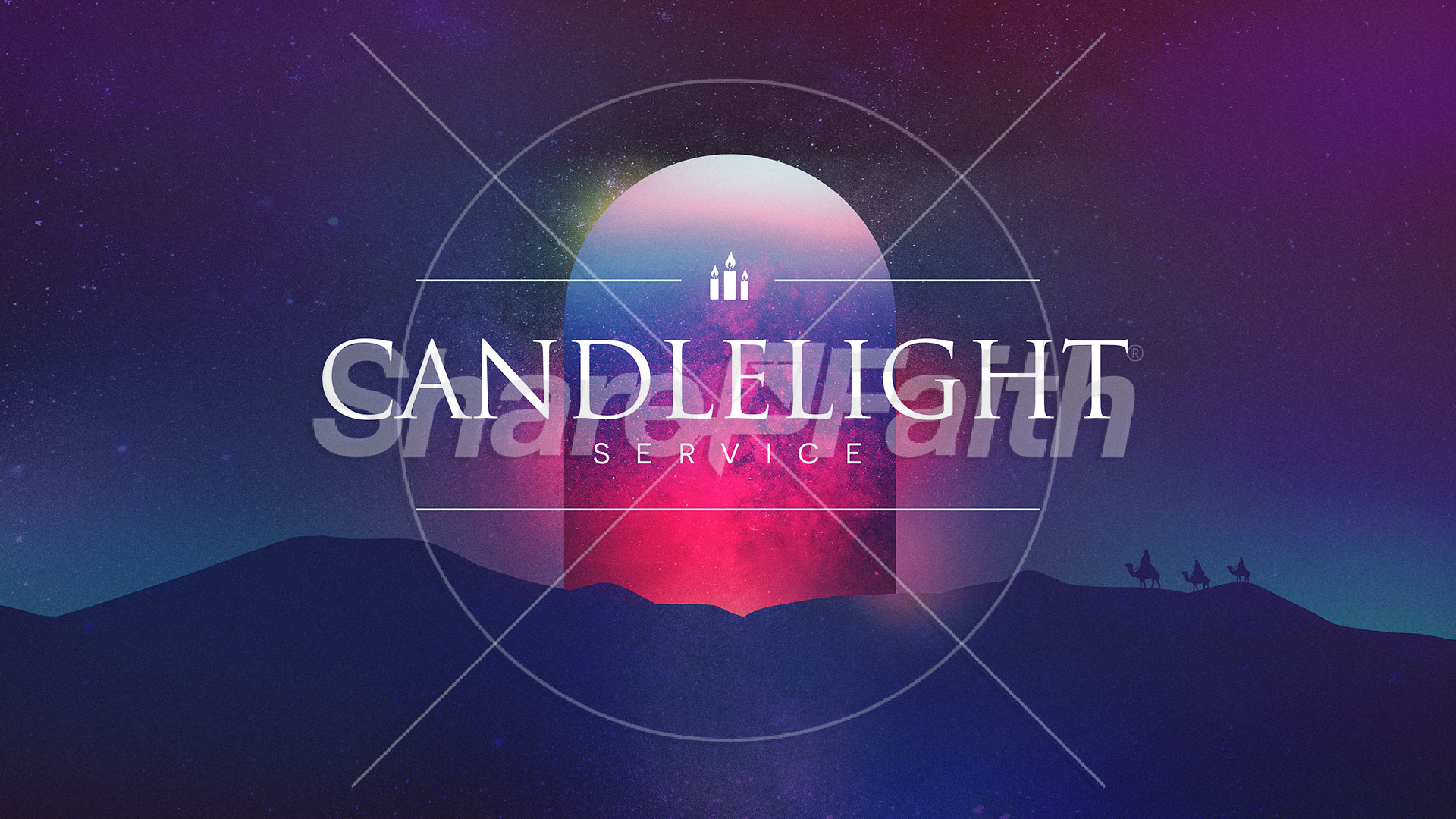 Candlelight Service: Title Graphics