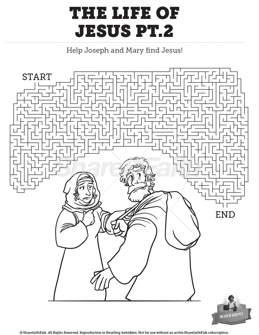 The Life of Jesus – Part 2: Maze