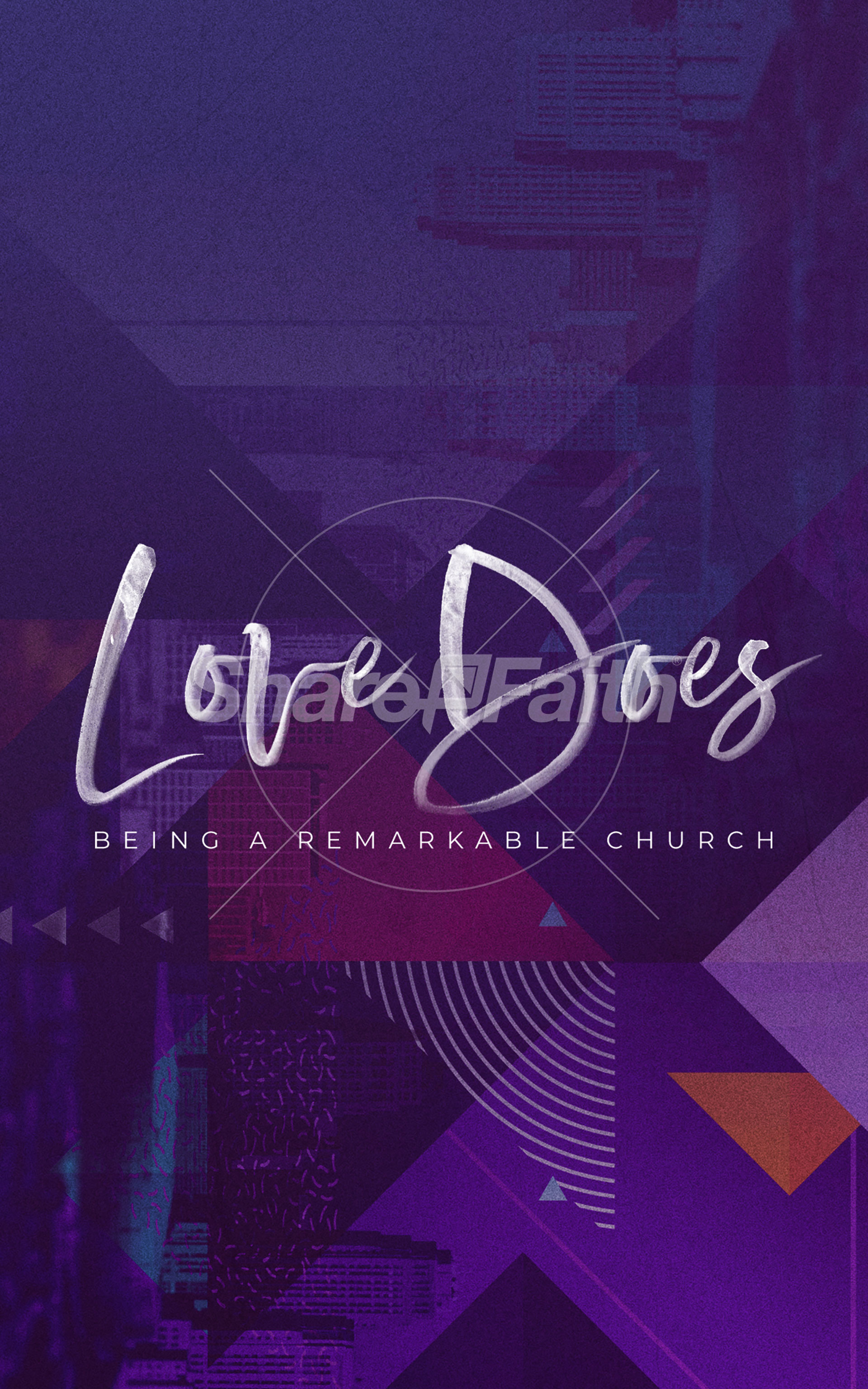 Love Does: Bifiold Bulletin Cover