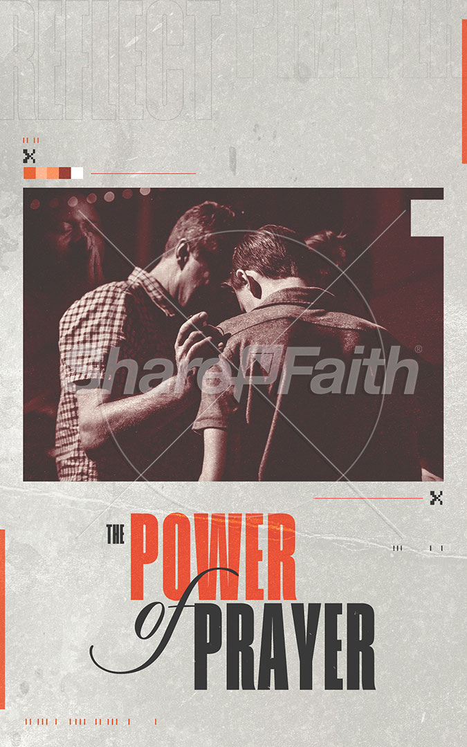 The Power of Prayer: Bifold Bulletin Cover