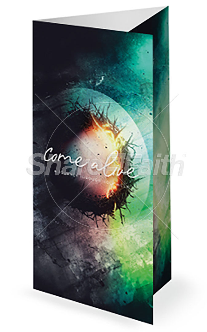 Come Alive: Trifold Bulletin Cover