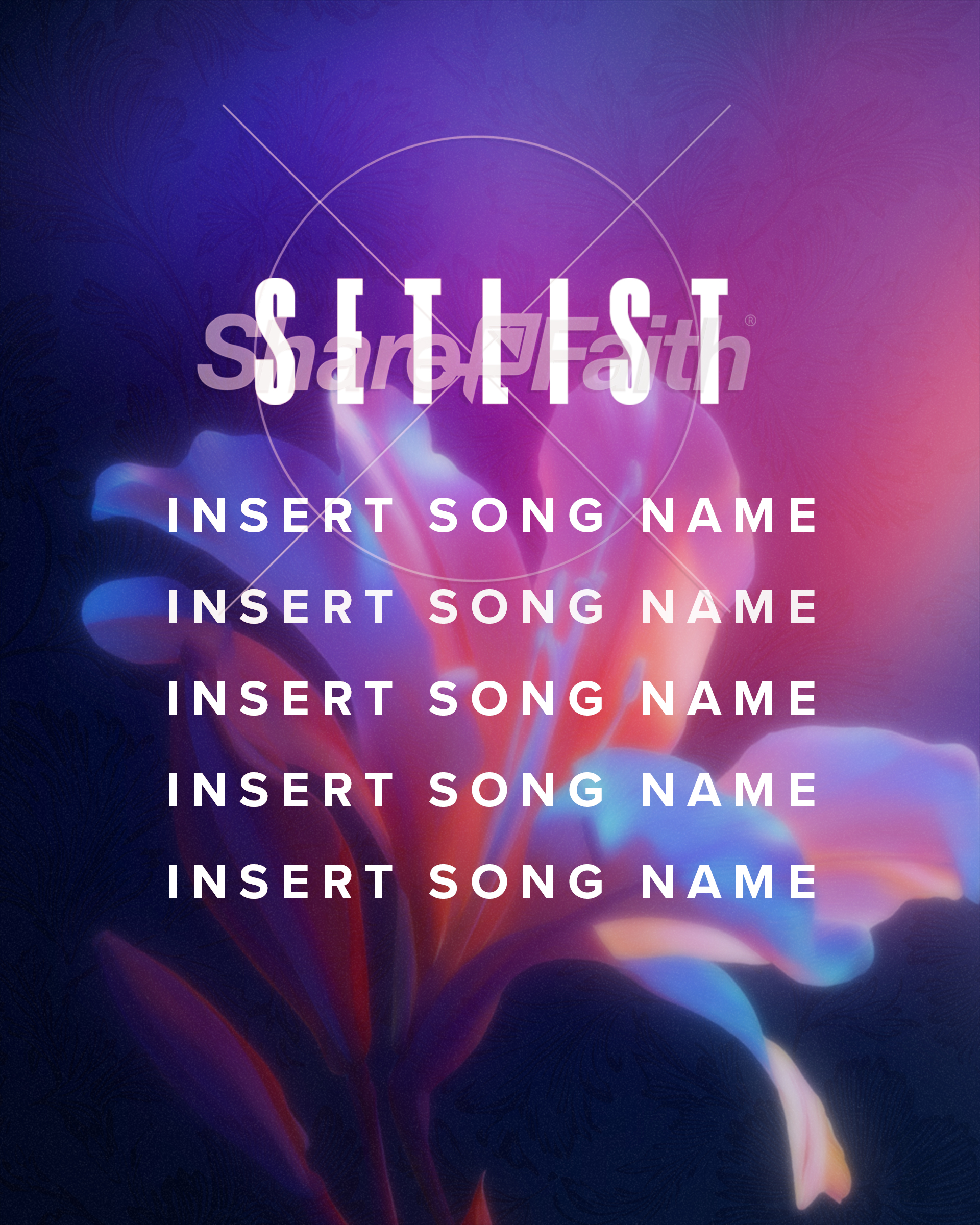 Flourish Neon Flower – Setlist: Social Post