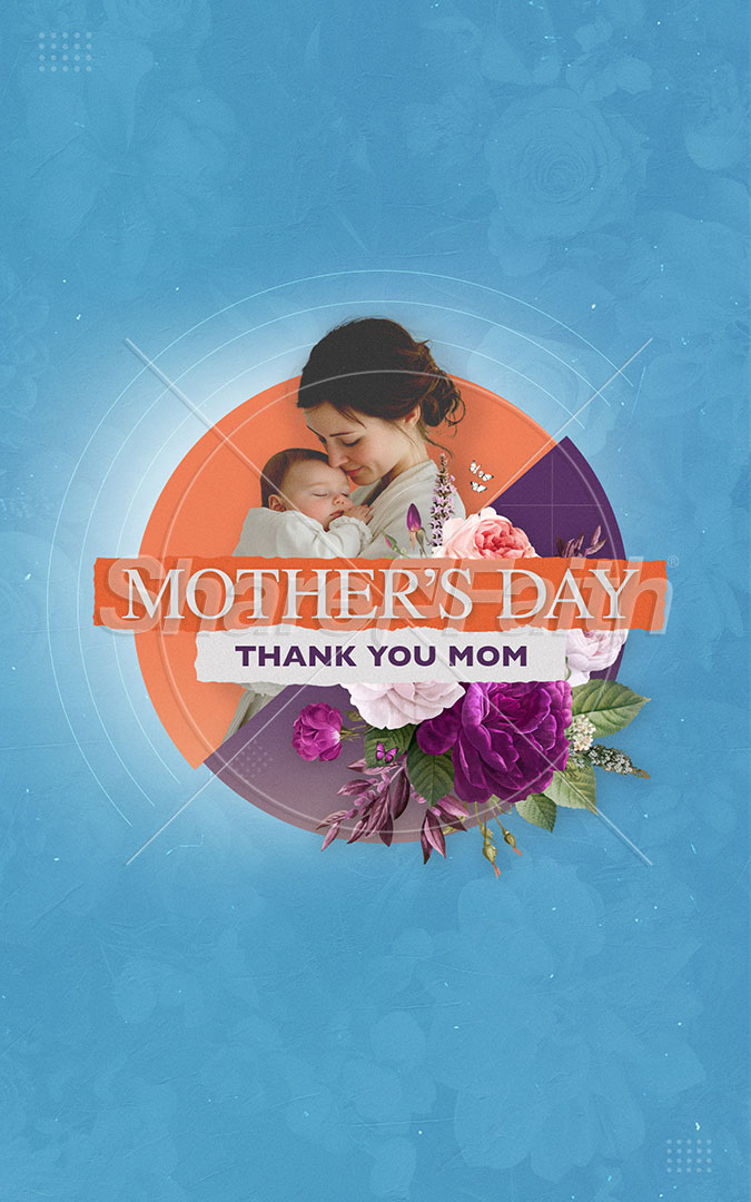 Happy Mother’s Day: Bifold Bulletin Cover