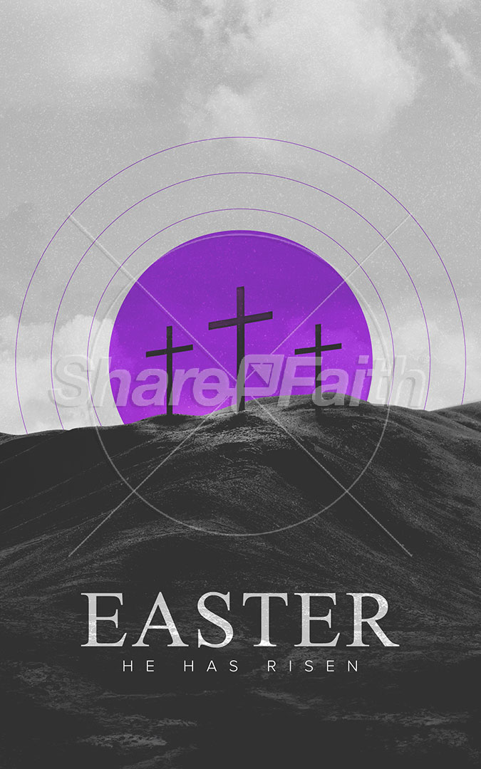 Easter Hills: Bifold Bulletin Cover