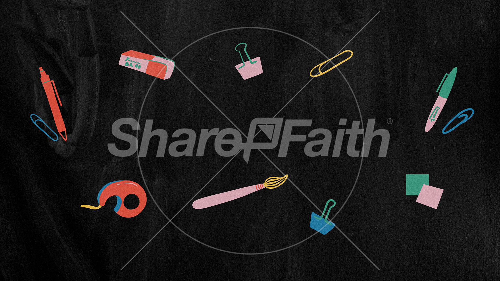 Back To School Chalkboard: Title Graphic