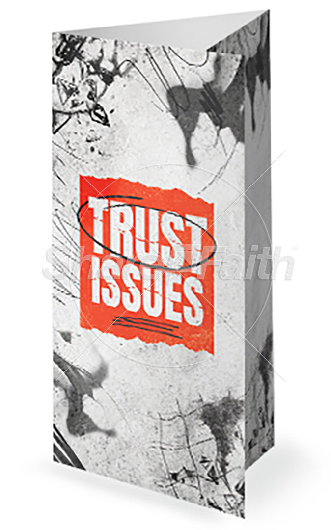 Trust Issues: Trifold Bulletin Cover