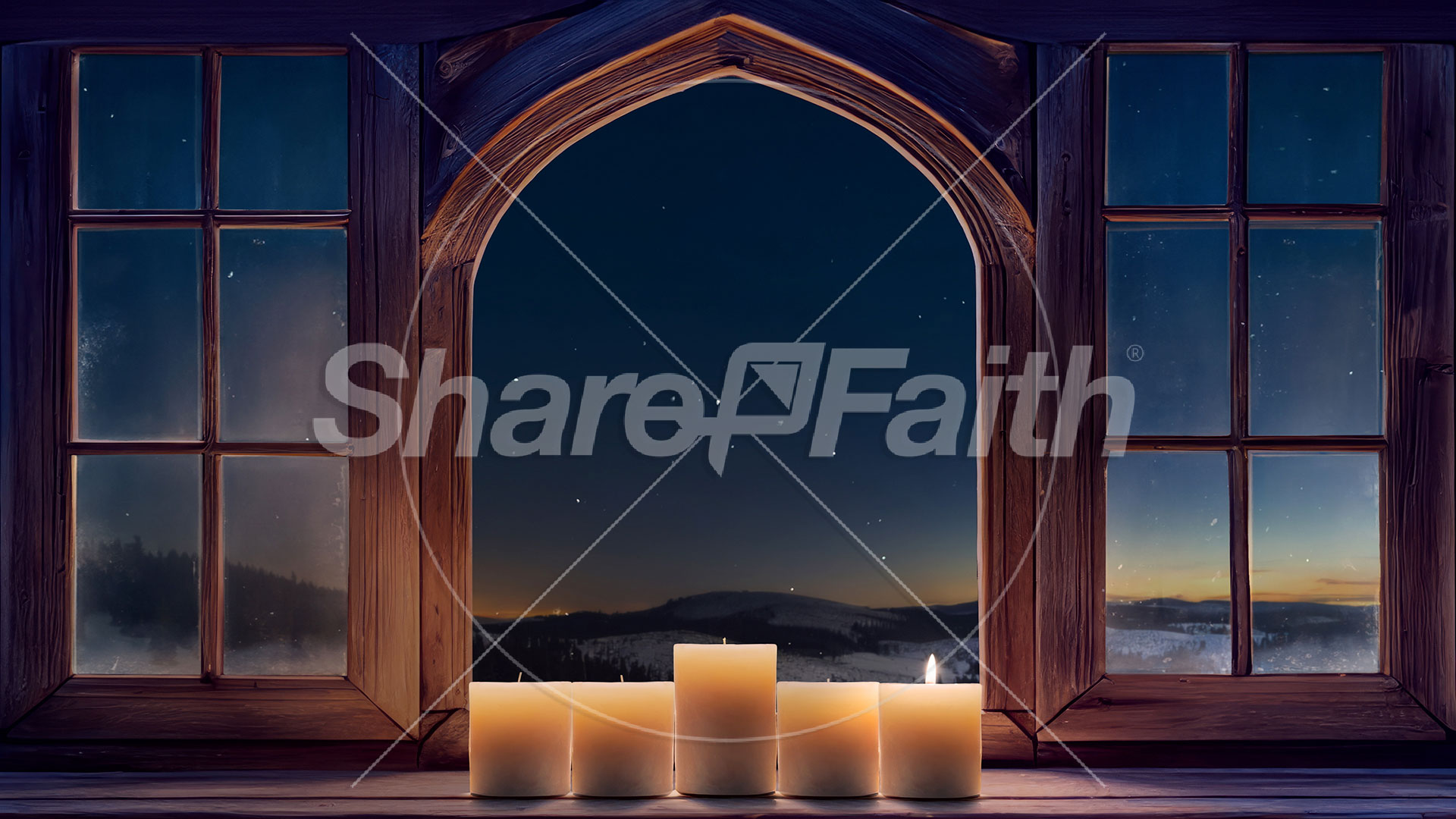 Winter Advent: Hope Candles