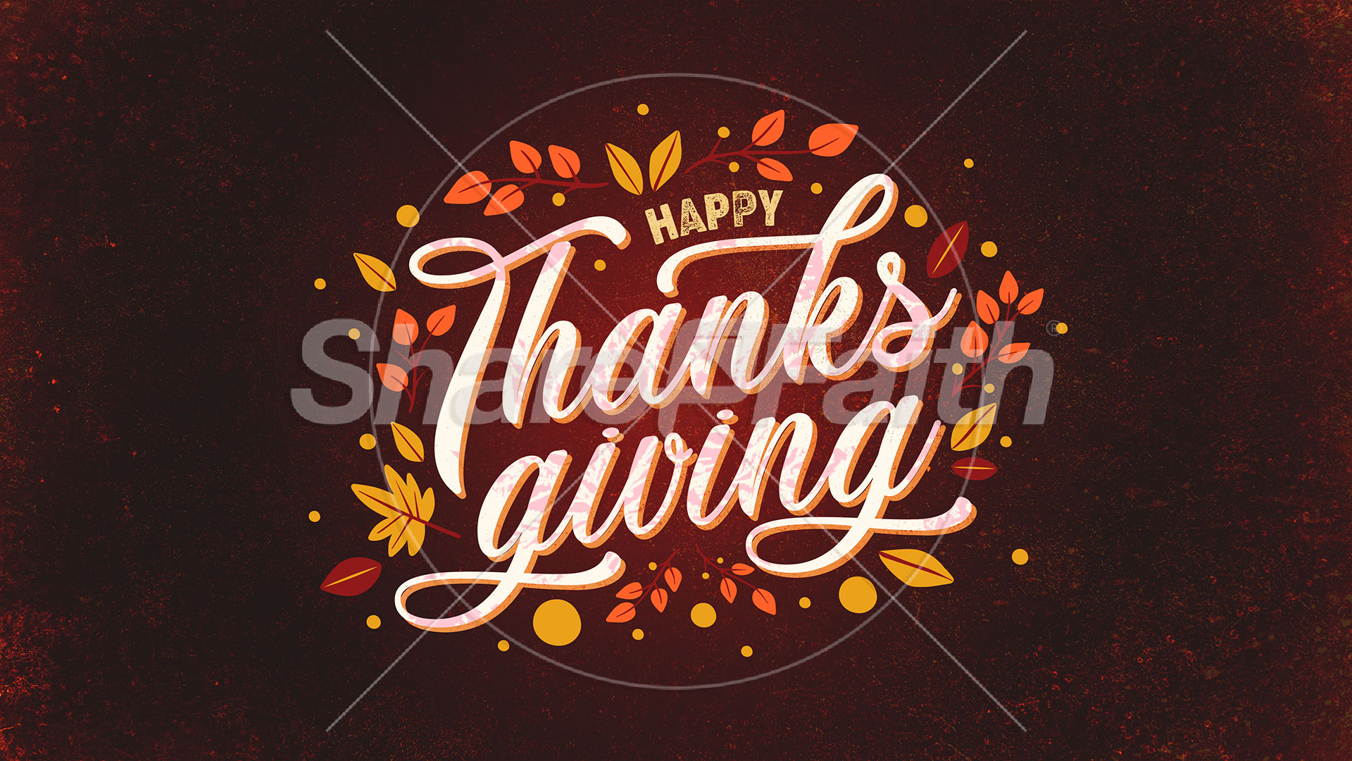Happy Thanksgiving: Title Graphics