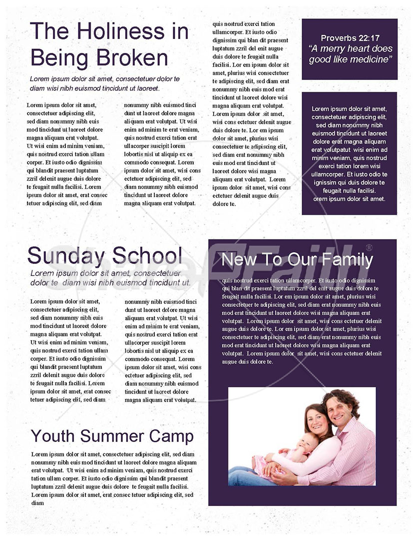 Candlelight Service: Newsletter