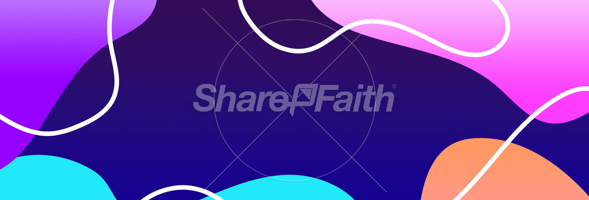 Neon Blob Collection: Web Banner