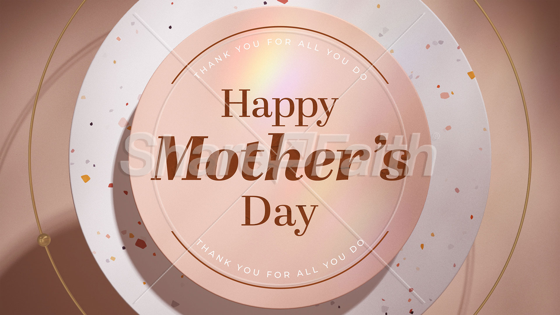 Mother’s Day Terrazzo: Title Graphics