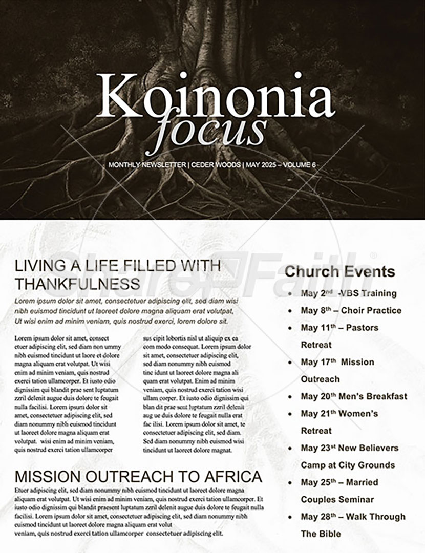 A Lasting Legacy: Newsletter