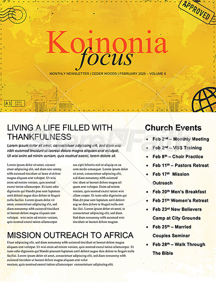 Kingdom Builders: Newsletter