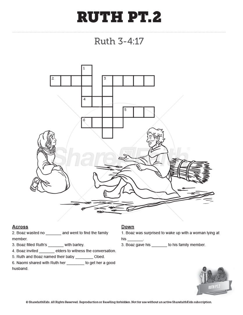 ShareFaith Media Ruth pt 2: Crossword ShareFaith Media ShareFaith Media Ruth pt 2: Crossword ShareFaith Media