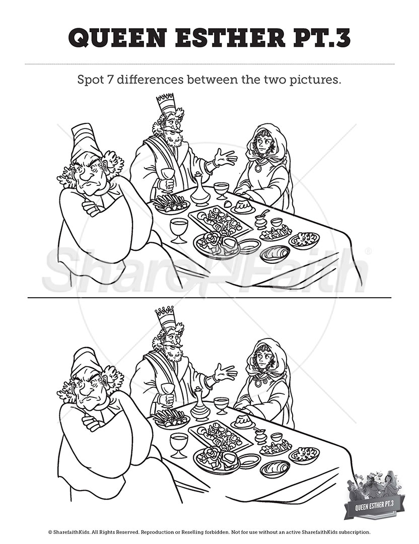 Queen Esther pt.3: Spot the Difference