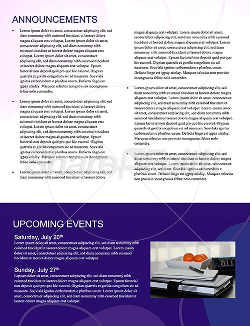 Neon Blob Collection: Newsletter