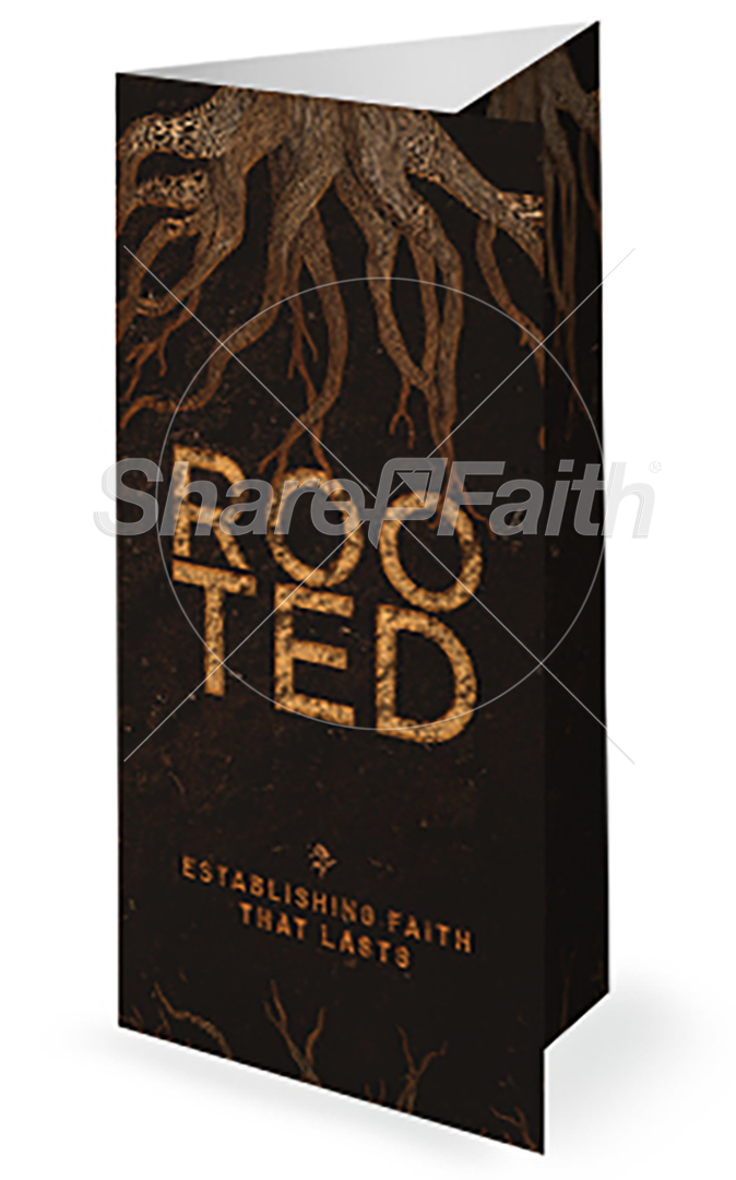 Rooted Rustic Roots: Trifold Bulletin Cover
