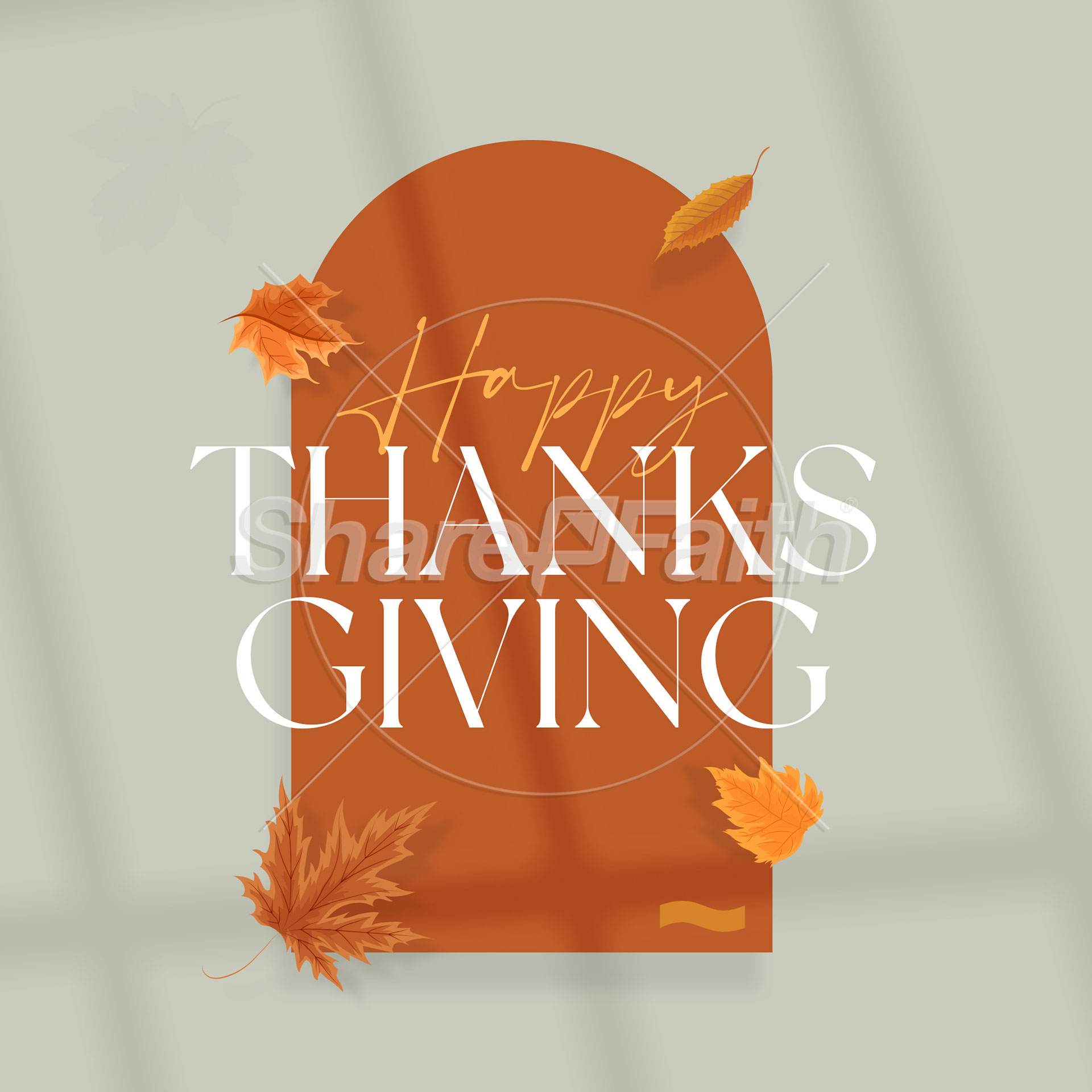 Happy Thanksgiving: Social Media Graphic