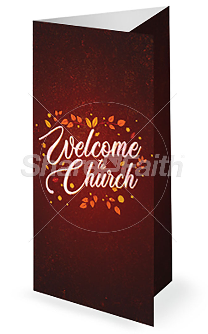 Happy Thanksgiving: Trifold Bulletin Cover