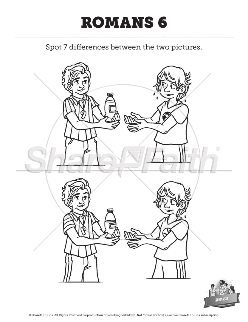 Romans 6: Spot the Difference