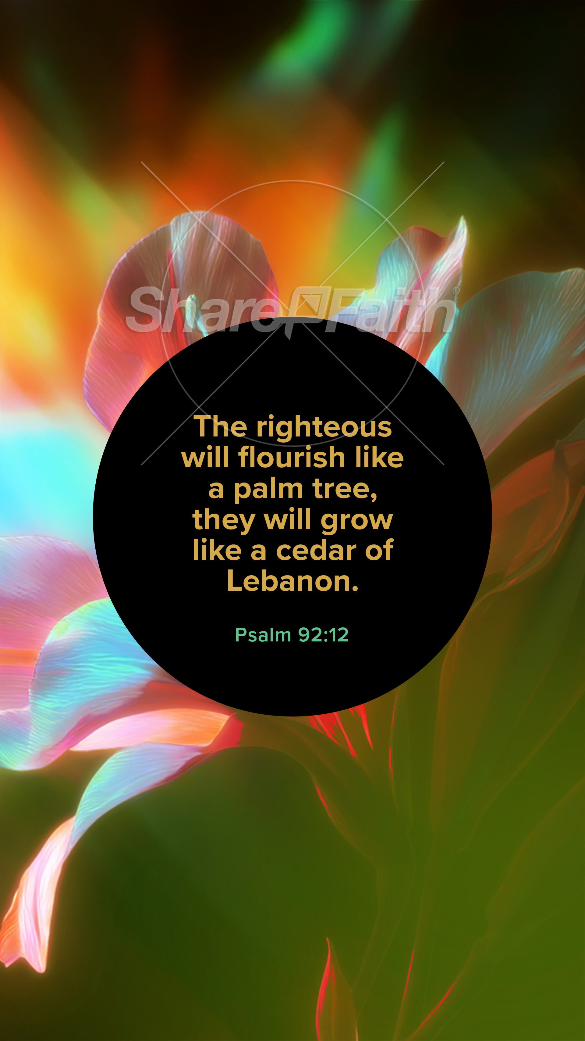 Flourish Neon Flower – Scripture 1: Social Story