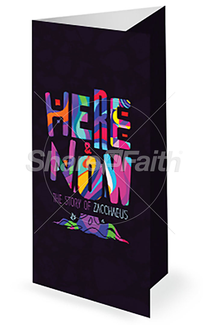 Here & Now: Trifold Bulletin Cover