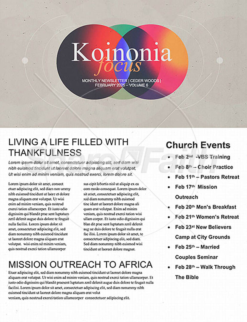 Boundless: Newsletter