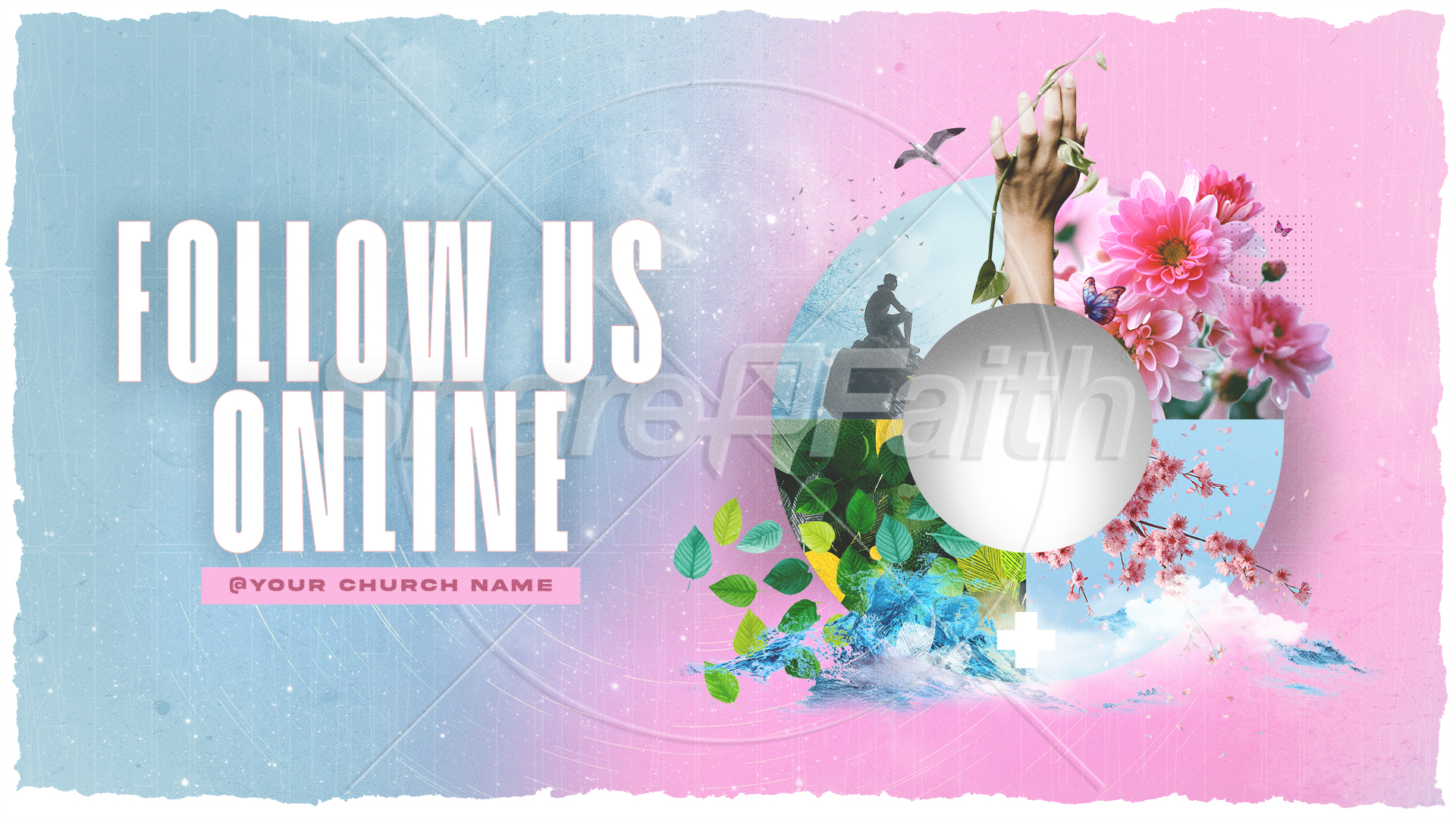 New Mercies Collage Bloom – Follow Us Online: Title Graphics