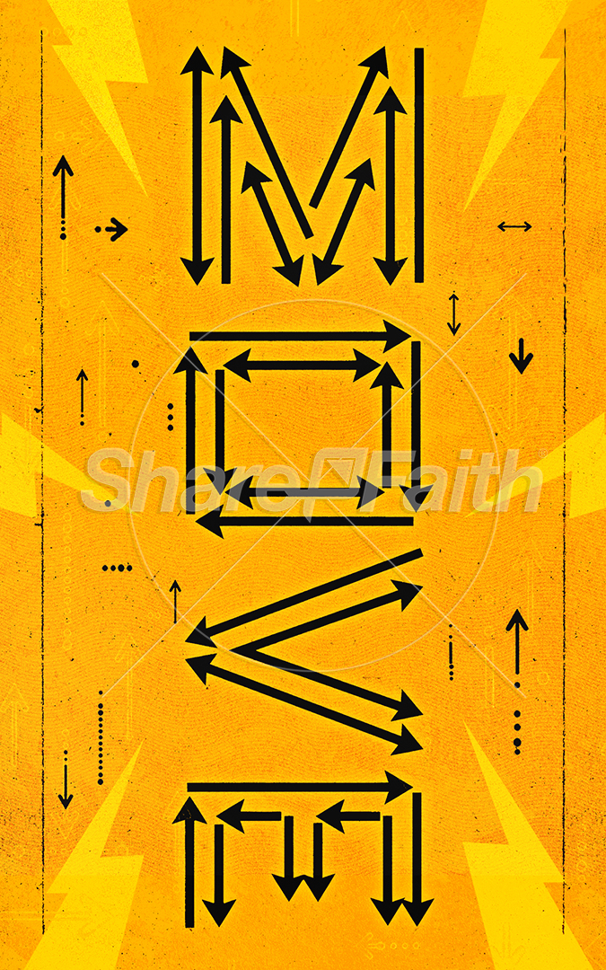 Move: Bifold Bulletin Cover