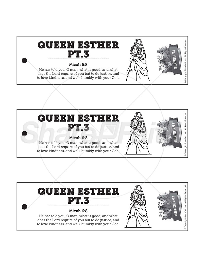 Queen Esther pt.3: Bookmarks