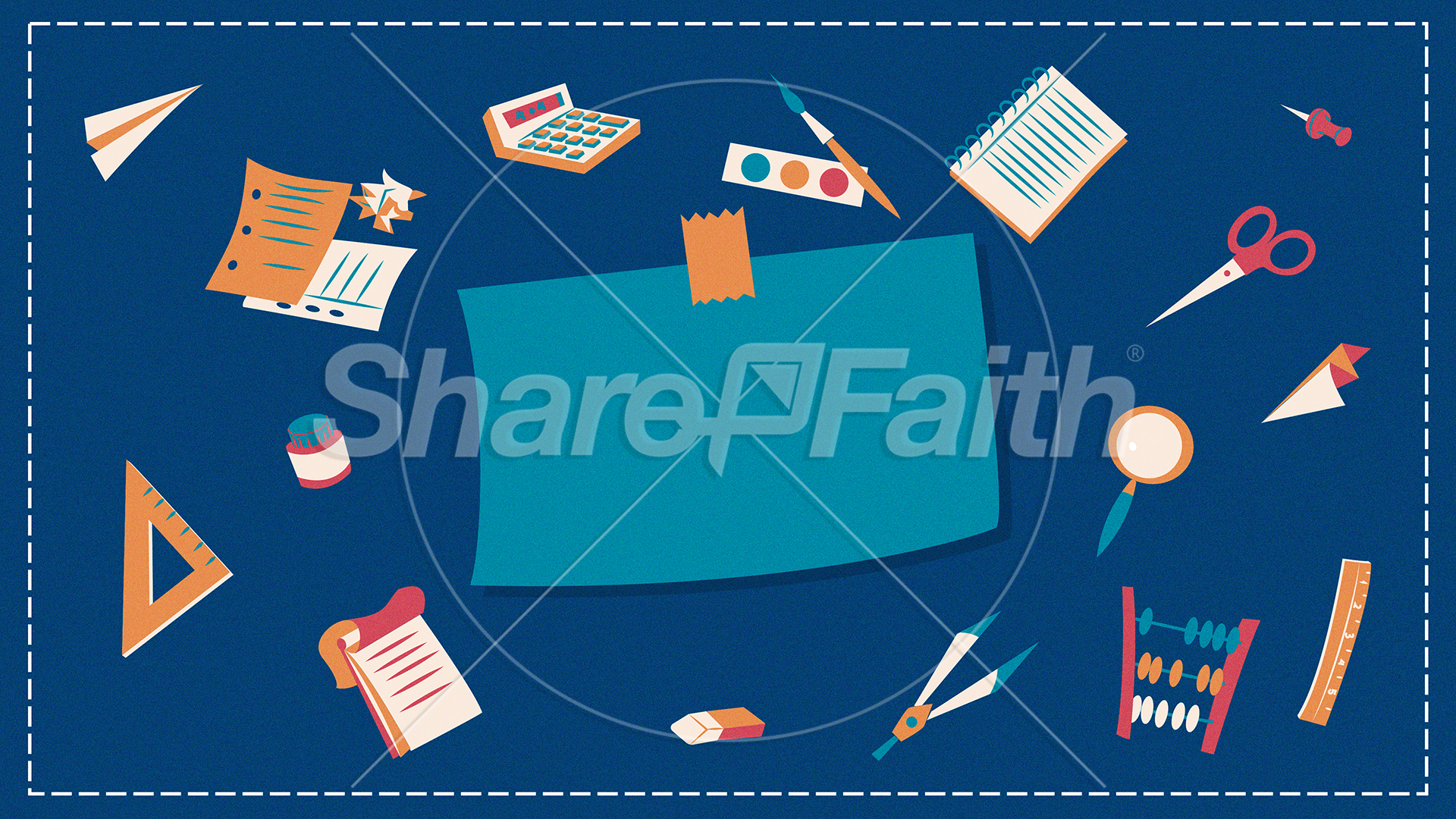 School Supply Drive: Title Graphic