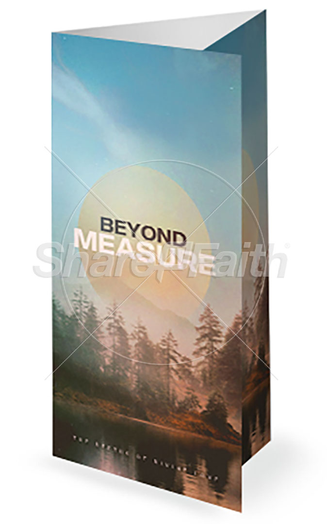BeyondMeasure: Trifold Bulletin Cover