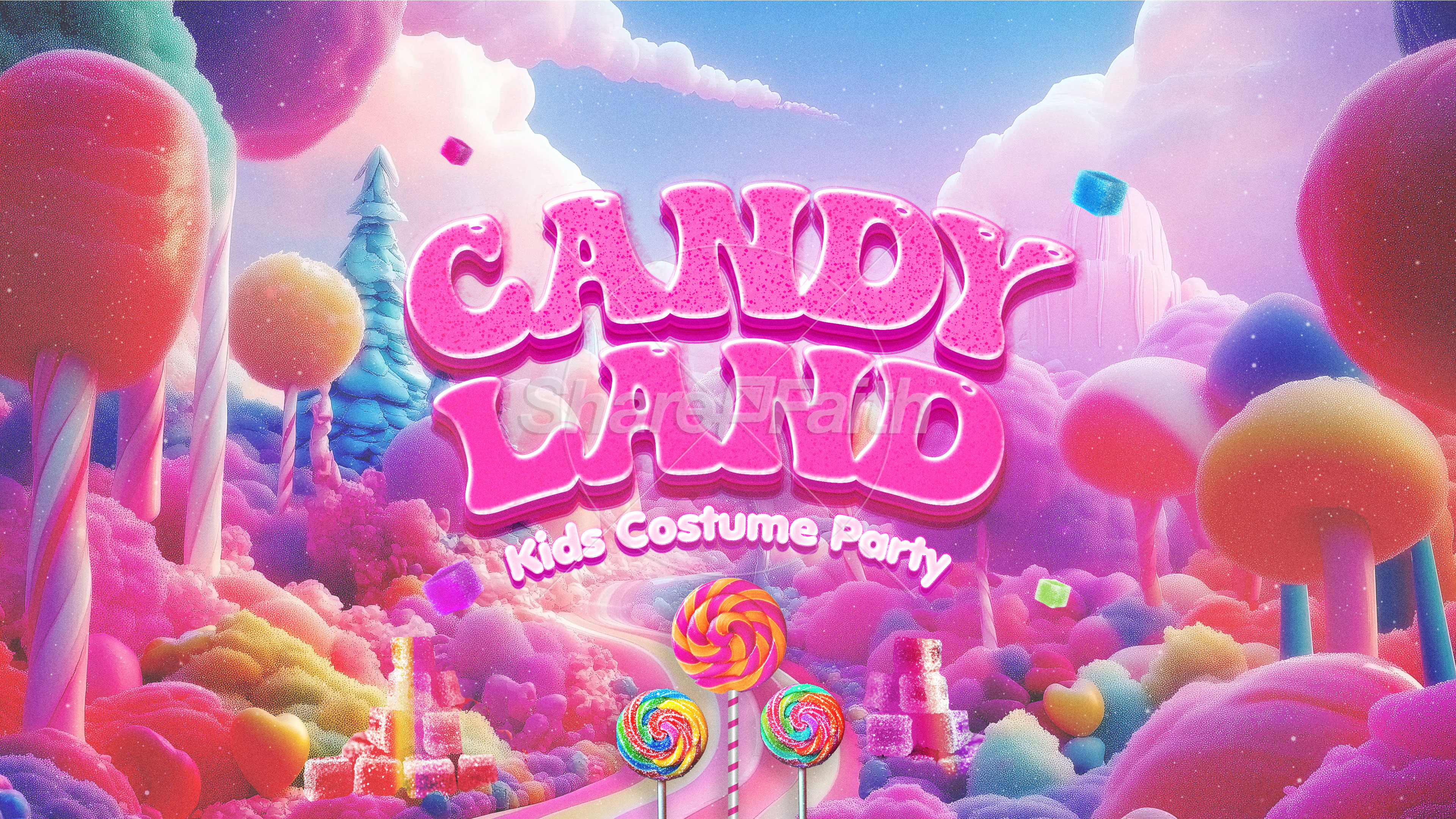 Candy Land: Social Media Graphic