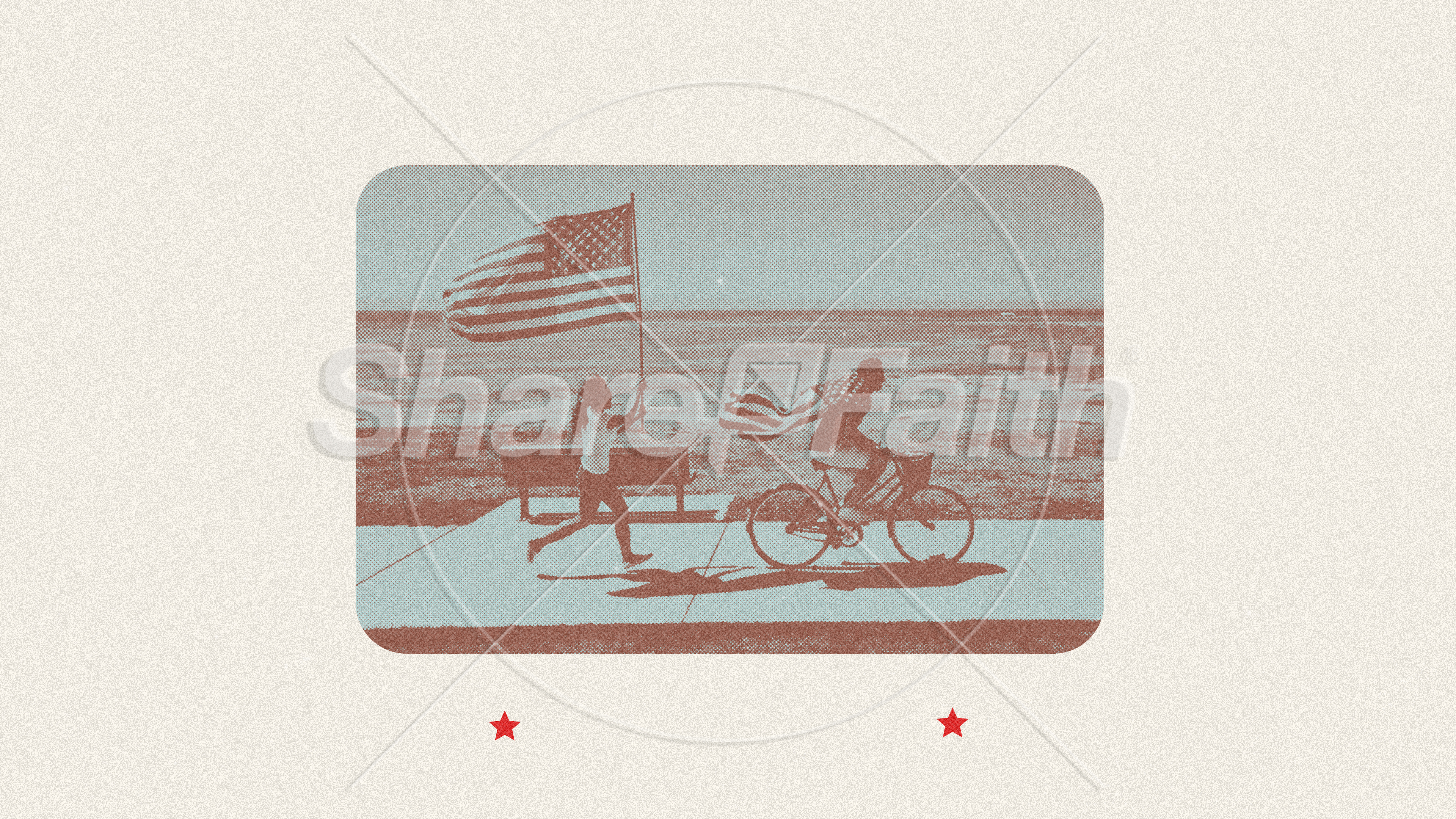 Happy Independence Day Vintage: Title Graphic