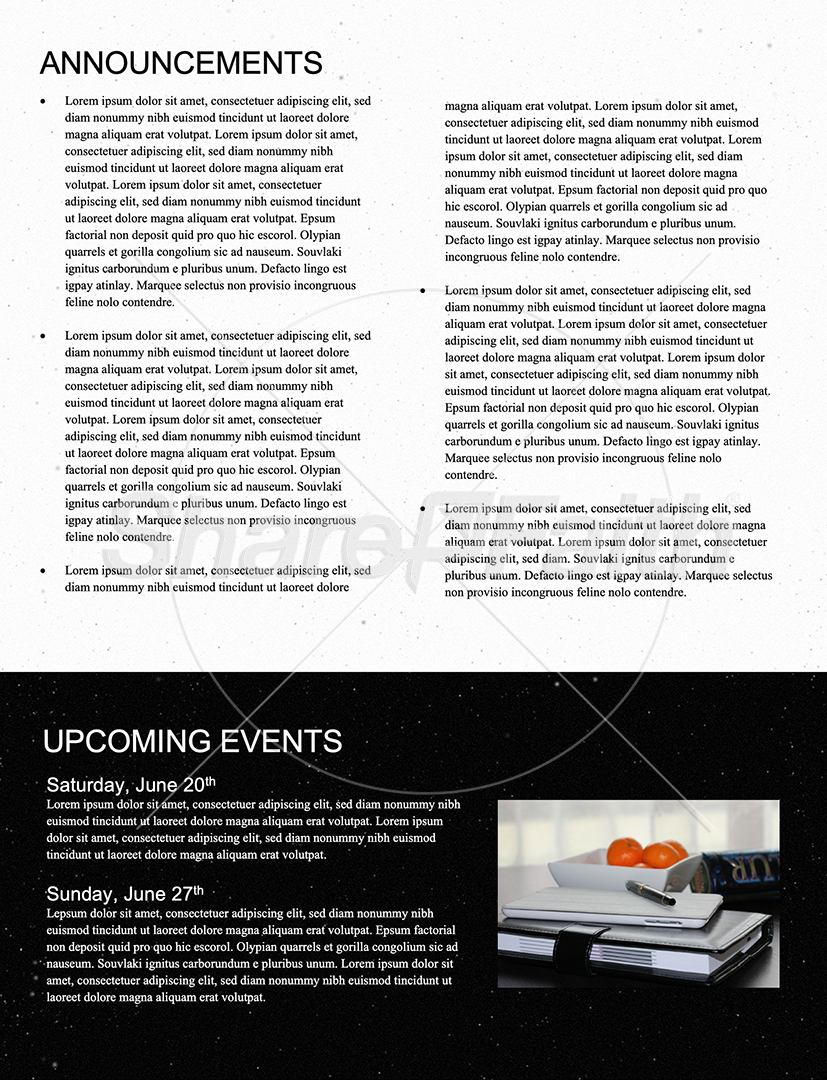 Grad Sunday: Newsletter