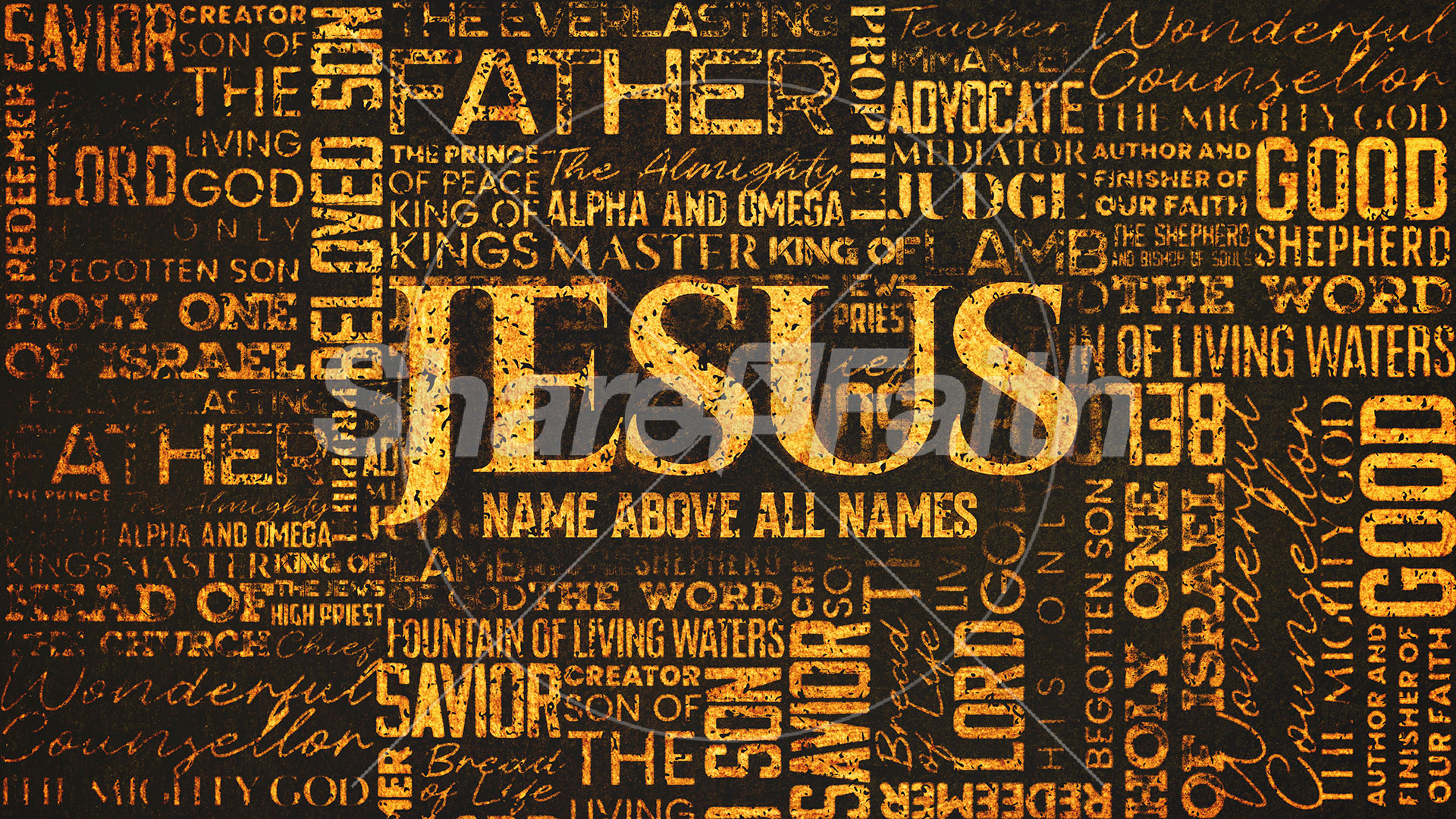 Jesus Name Above All Names: Title Graphics