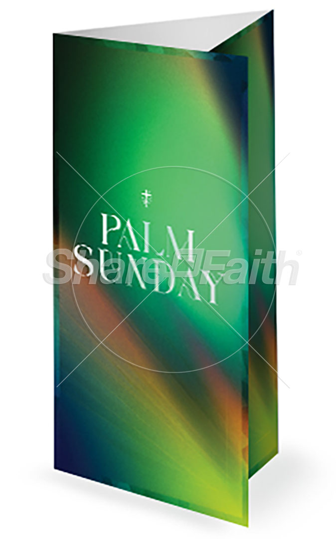 Palm Sunday: Trifold Bulletin Cover