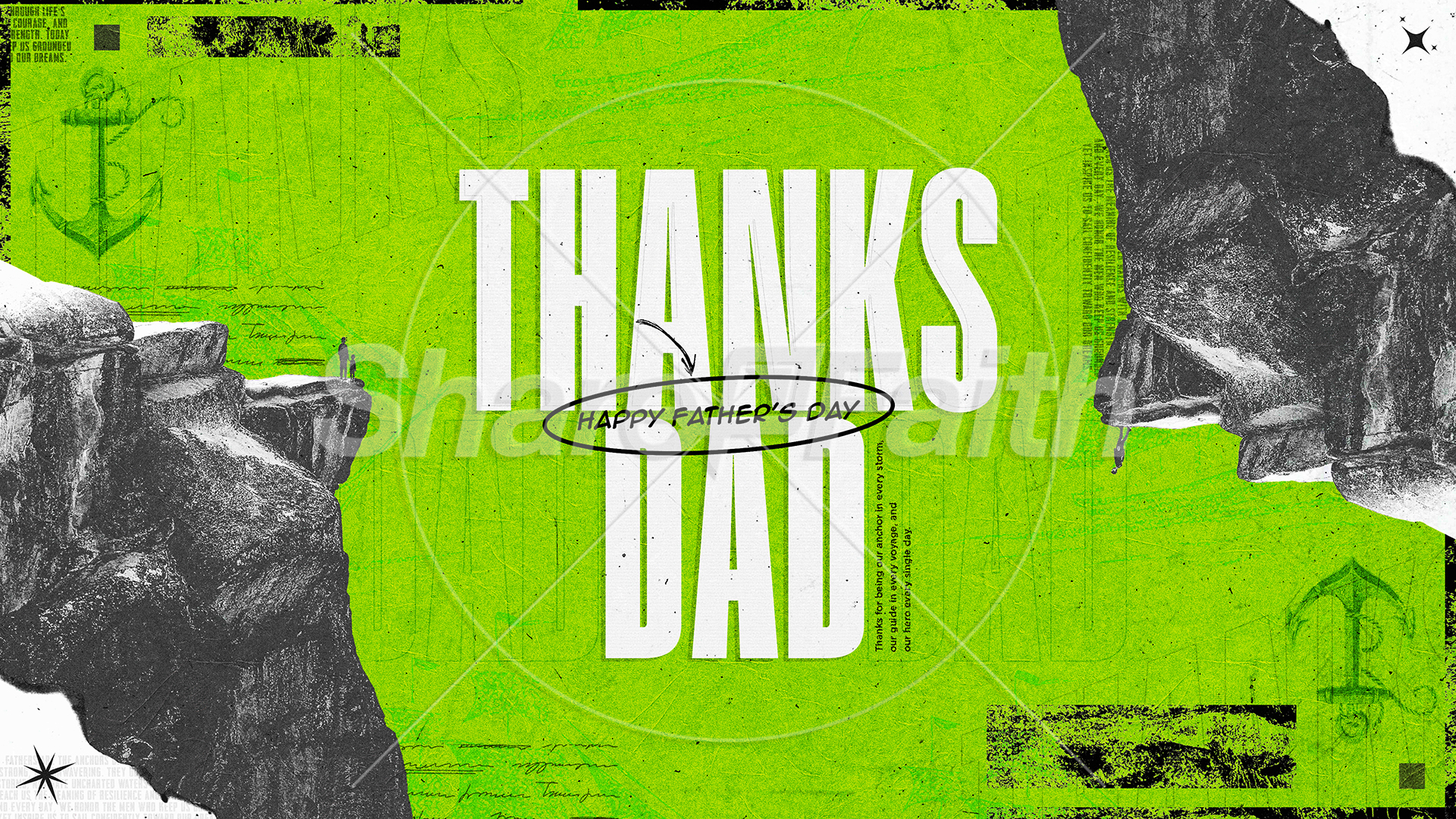 Happy Father’s Day: Title Graphic