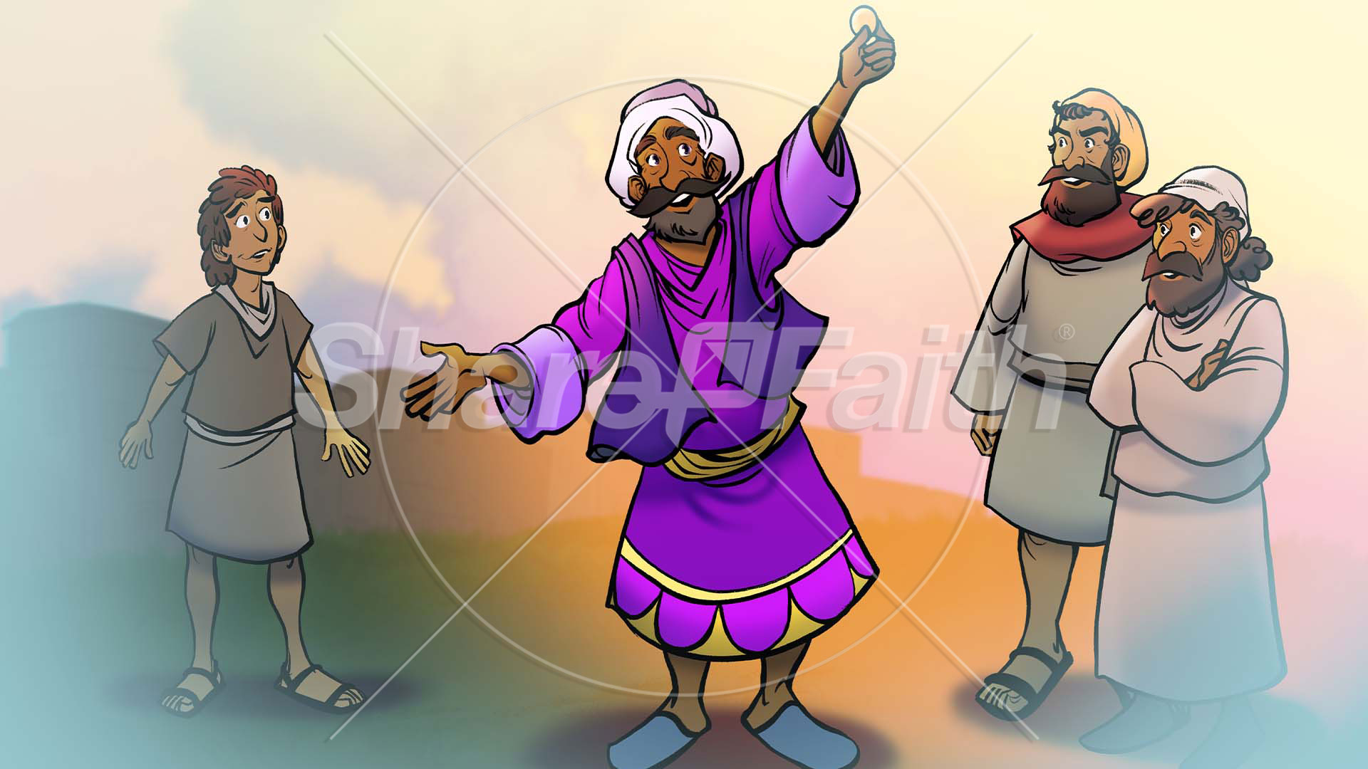 Vineyard Workers: Bible Story Slideshow