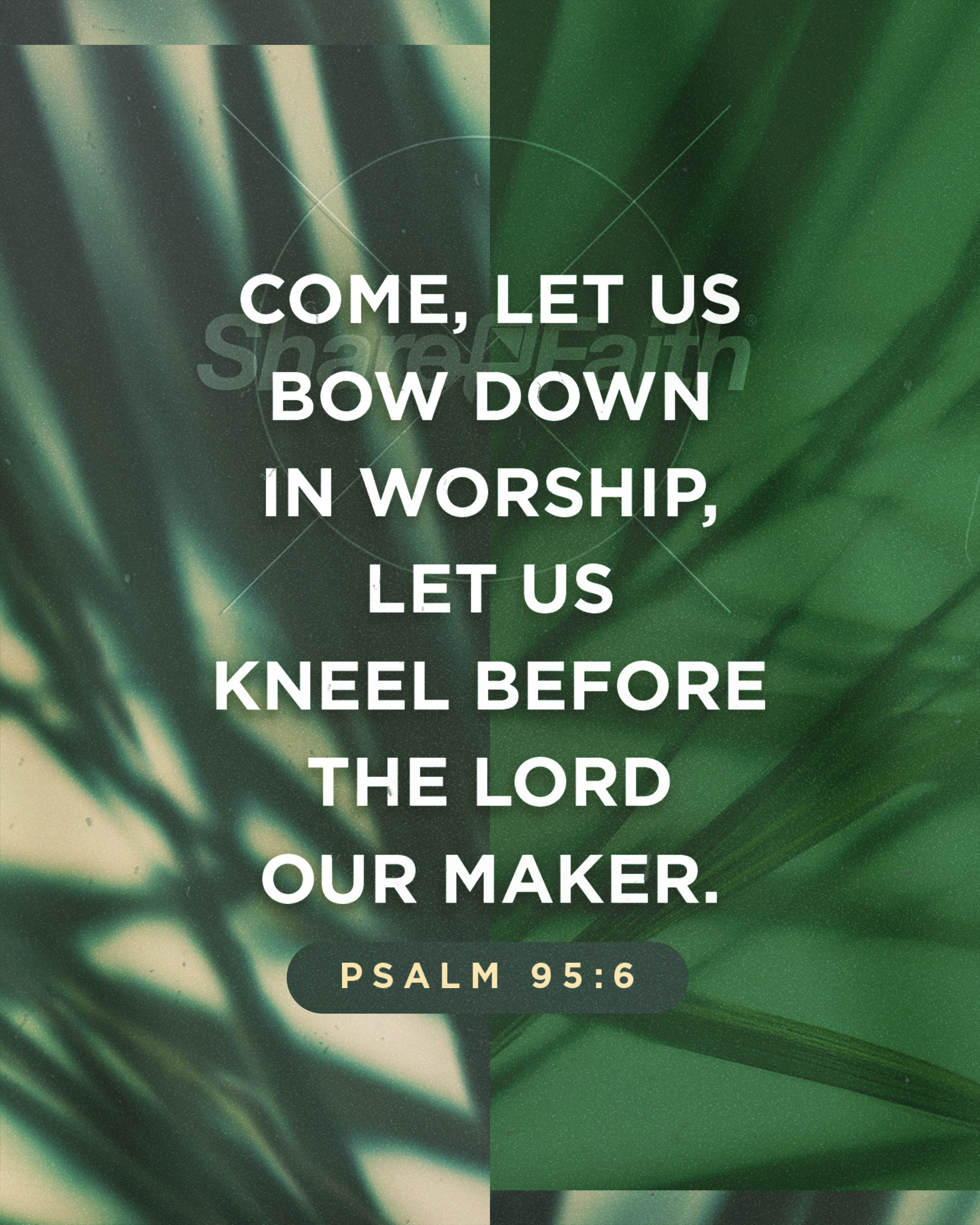 Palm Sunday – Green Palm Branches Scripture 3: Social Post