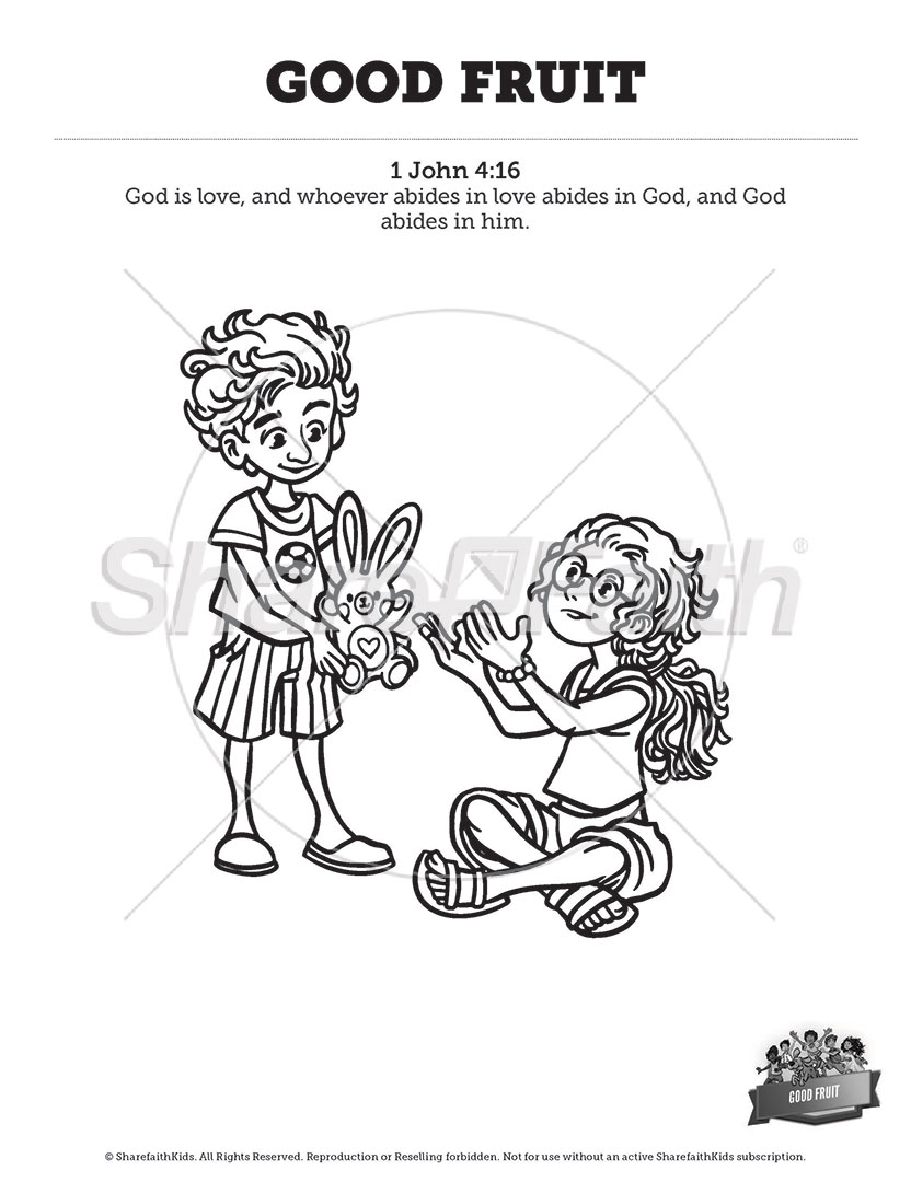 Good Fruit: Coloring Pages