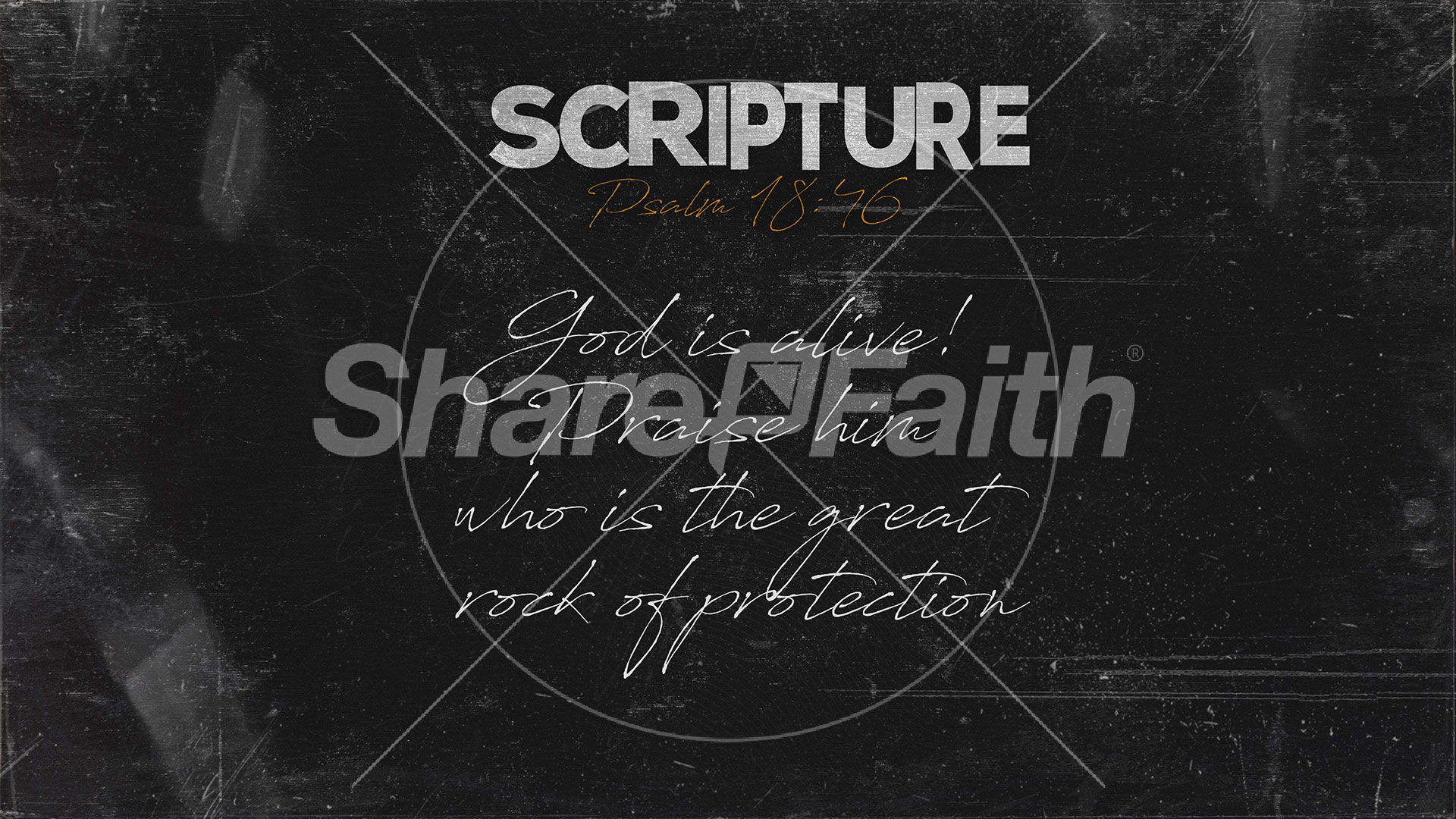 God is Alive: Title Graphics